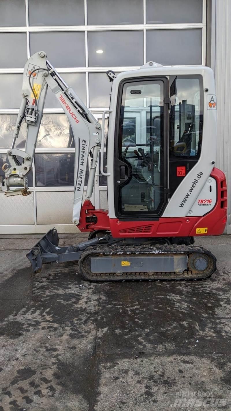Takeuchi TB216AV4 Mini bagri <7t