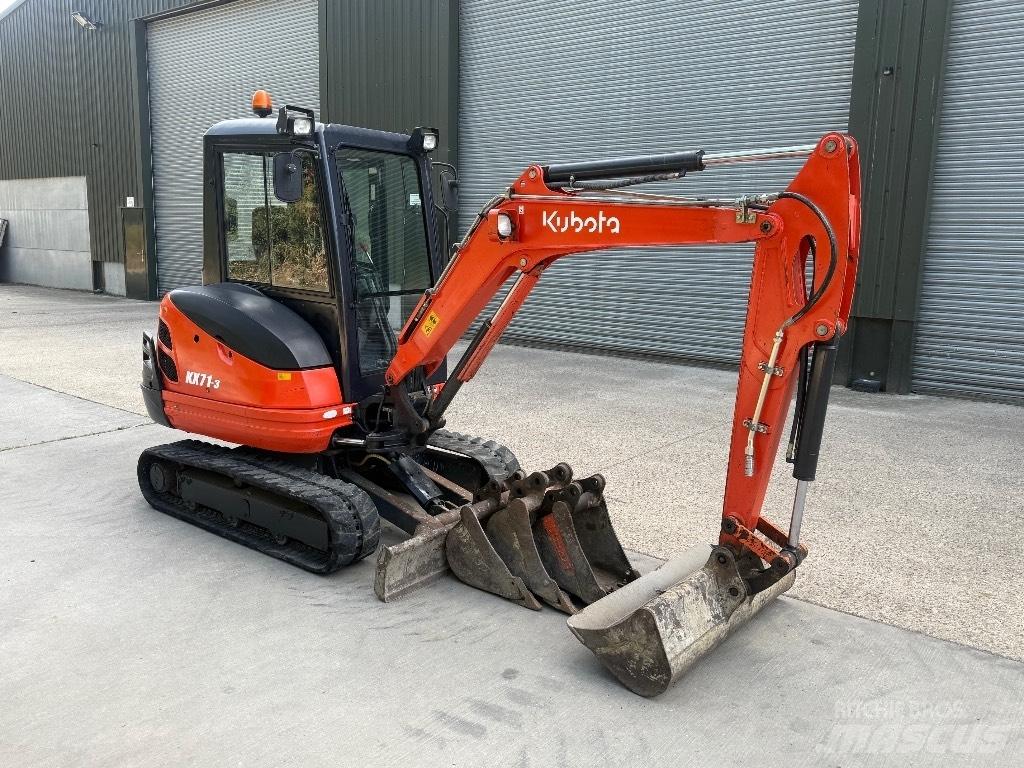 Kubota KX 71 Mini bagri <7t
