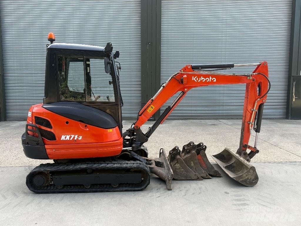 Kubota KX 71 Mini bagri <7t