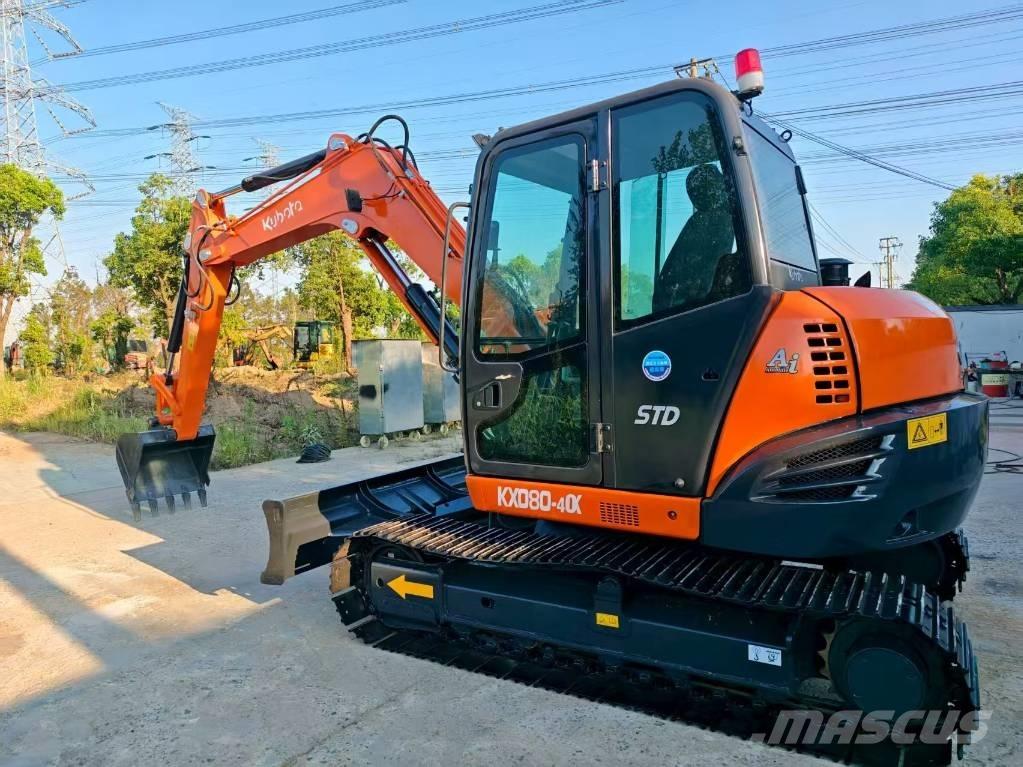 Kubota KX 080-4 Mini bagri <7t