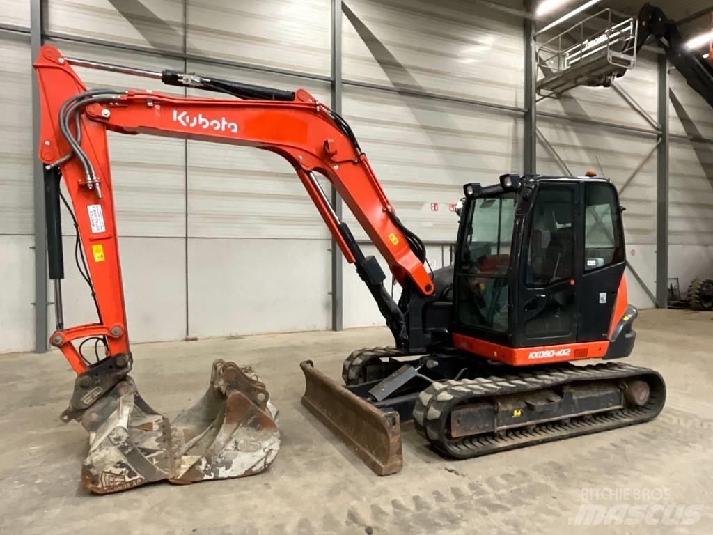 Kubota KX 080-4 A 2 Midi bagri 7t – 12t