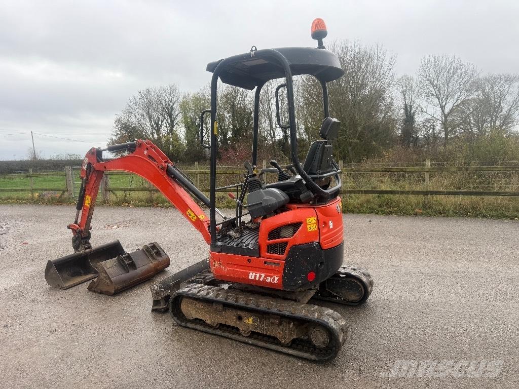Kubota U 17-3 Mini bagri <7t