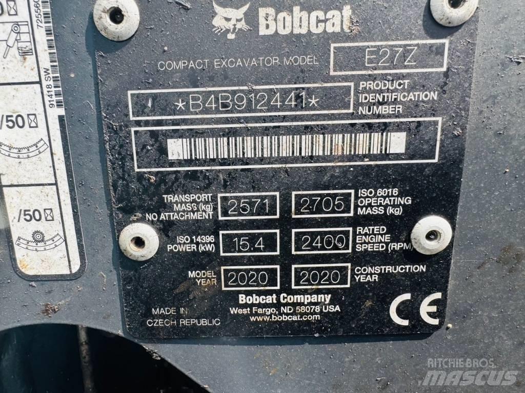 Bobcat E27z Mini bagri <7t