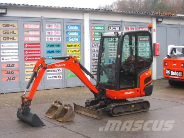 Kubota KX016-4 Mini bagri <7t