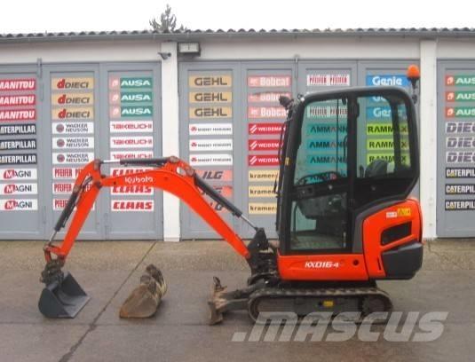 Kubota KX016-4 Mini bagri <7t