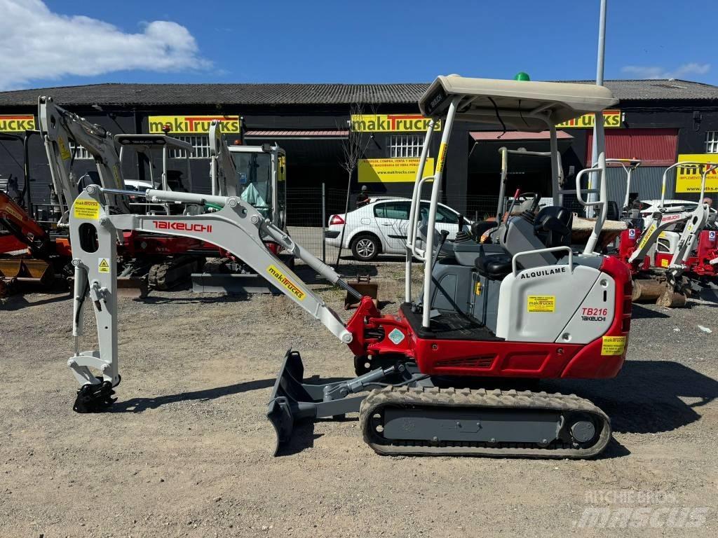 Takeuchi TB 216 Mini bagri <7t