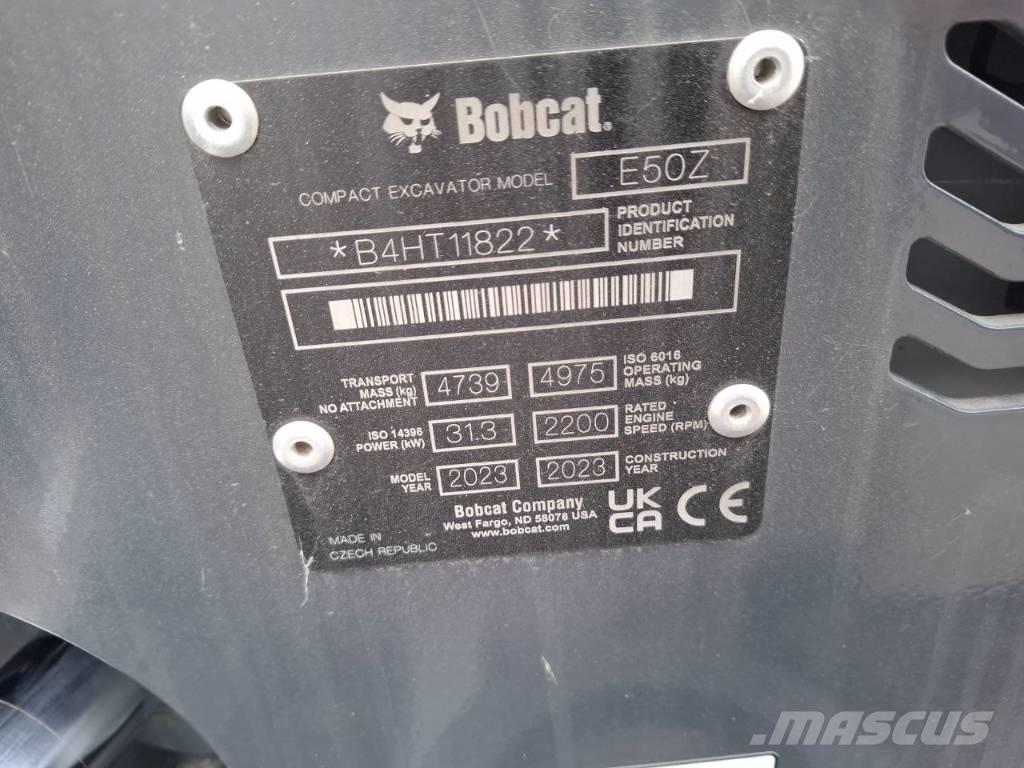 Bobcat E 50z Mini bagri <7t