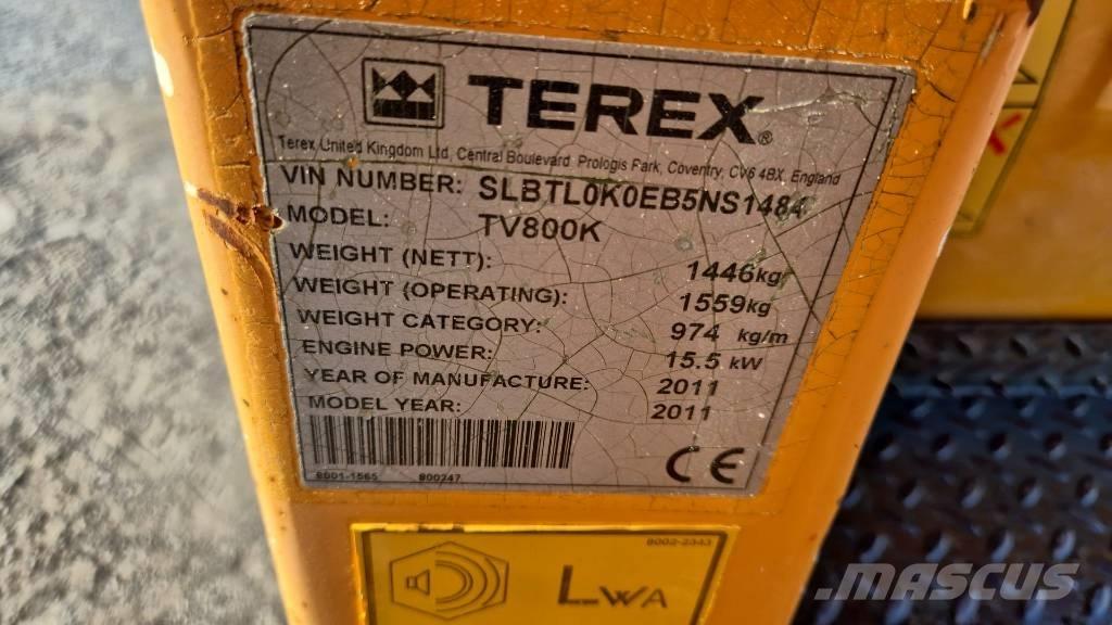 Terex TV 800 Dvojni valjarji