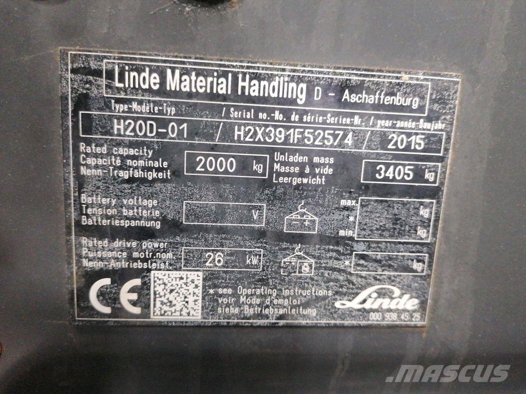 Linde H20D-01 Dizelski viličarji
