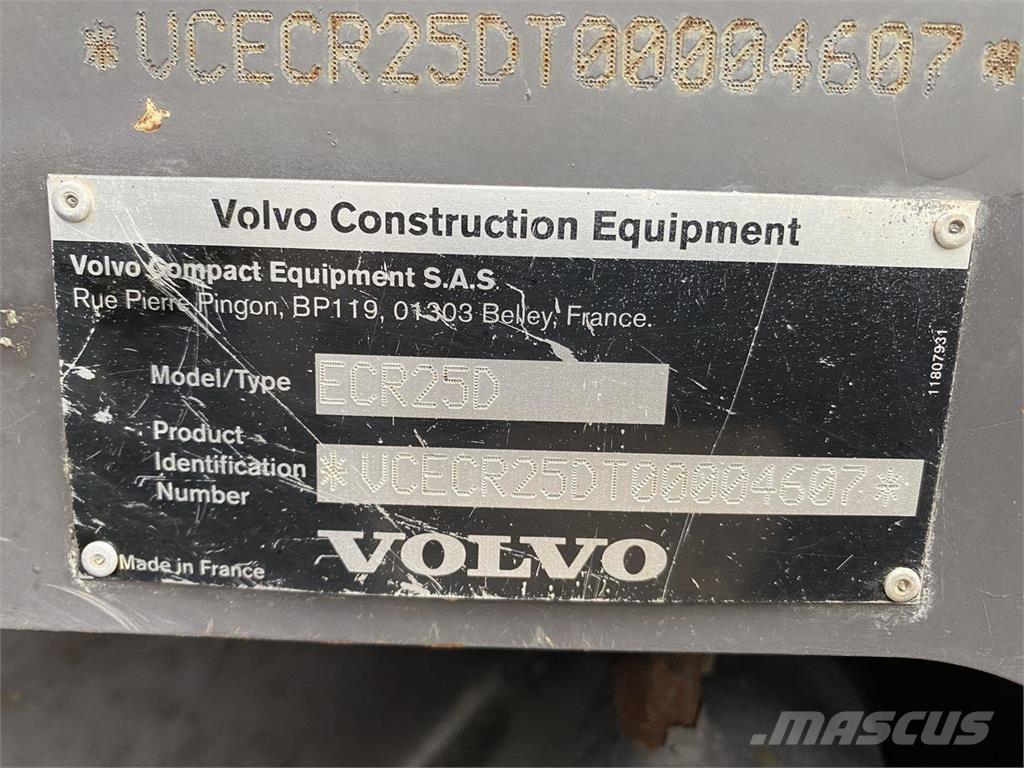 Volvo ECR25 Bagri na kolesih