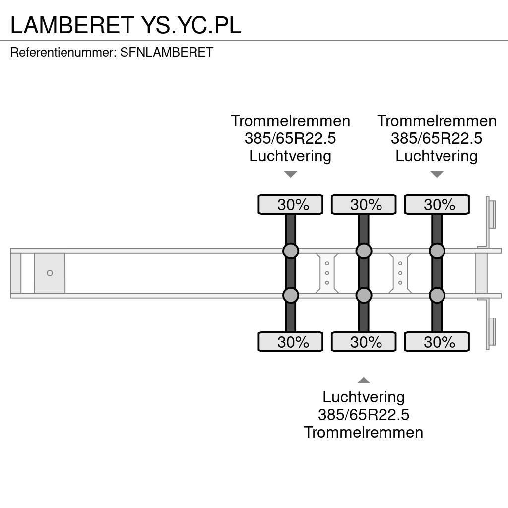 Lamberet YS.YC.PL Hladilne polprikolice