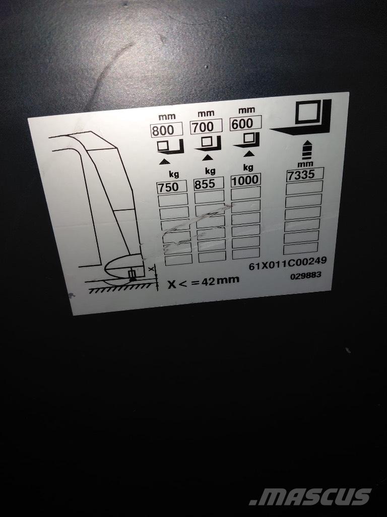 Linde K 10 Viličar za ozke prehode