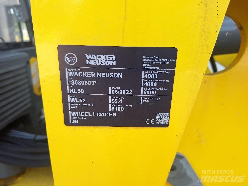 Wacker Neuson WL 52 Kolesni nakladalci