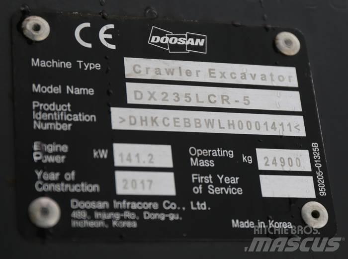 Doosan DX235LCR-5 Bagri goseničarji