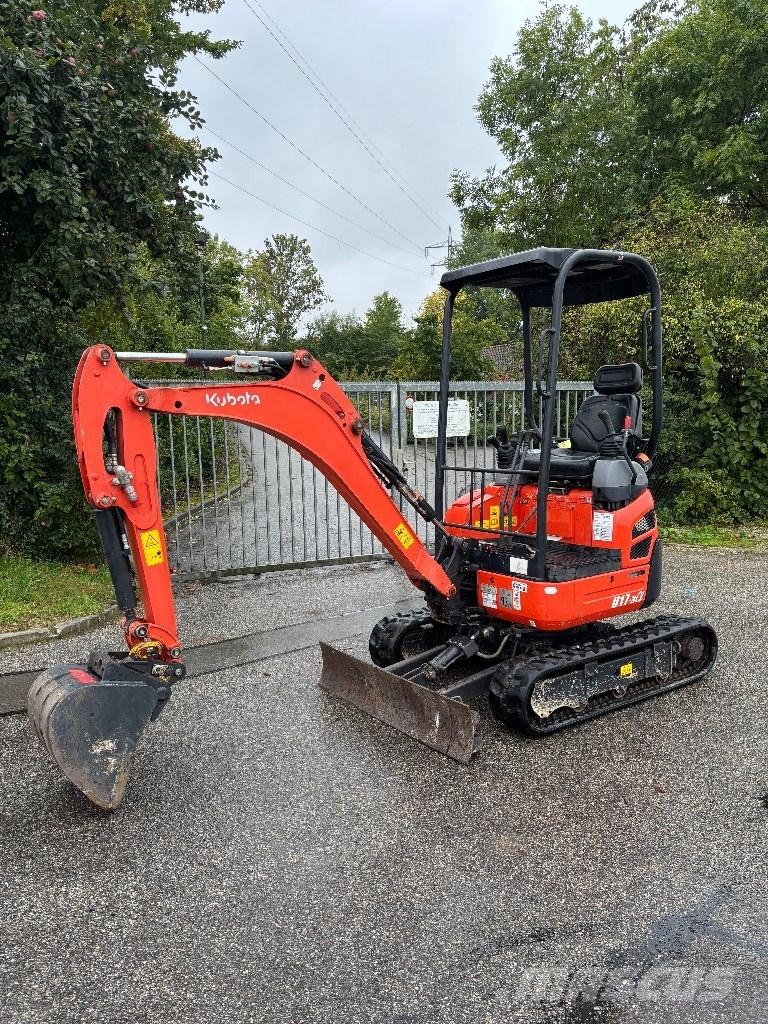 Kubota U 17-3 Mini bagri <7t