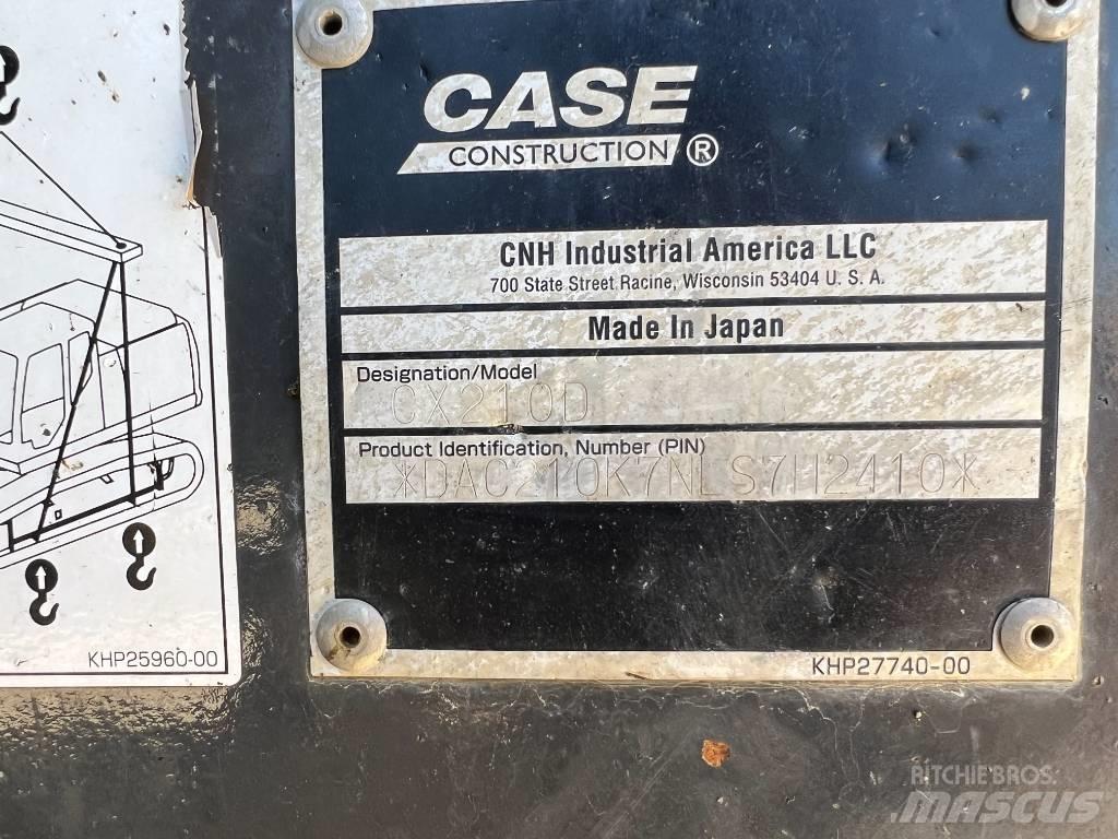 CASE CX 210 D Bagri goseničarji