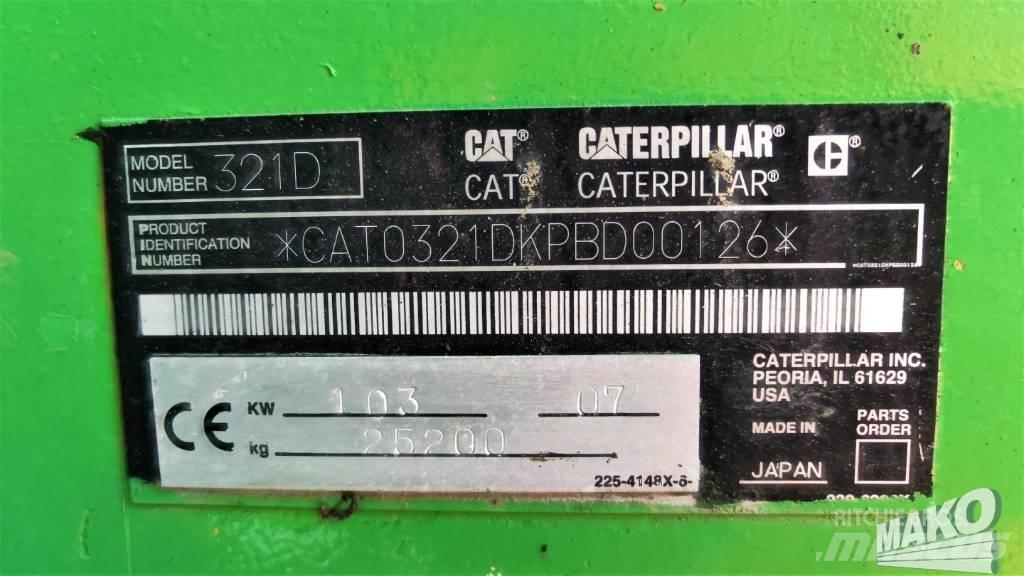 CAT 321 D Bagri goseničarji