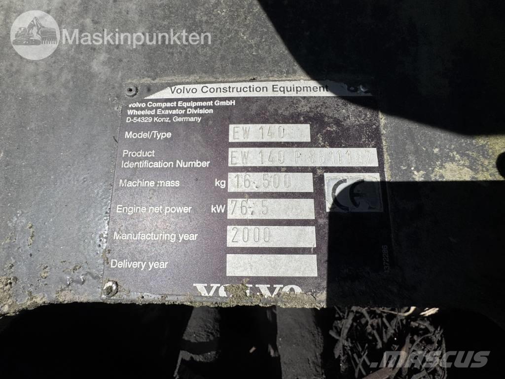 Volvo EW 140 B Bagri na kolesih