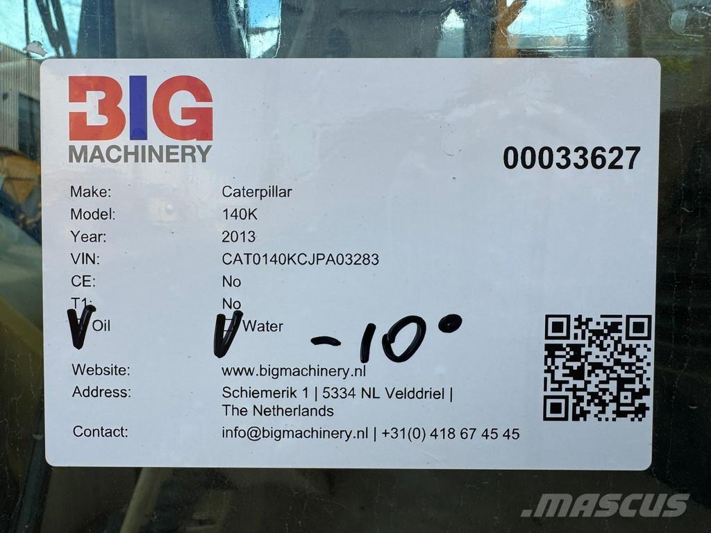 CAT 140K Grederji
