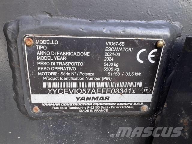 Yanmar Vio 57 Mini bagri <7t