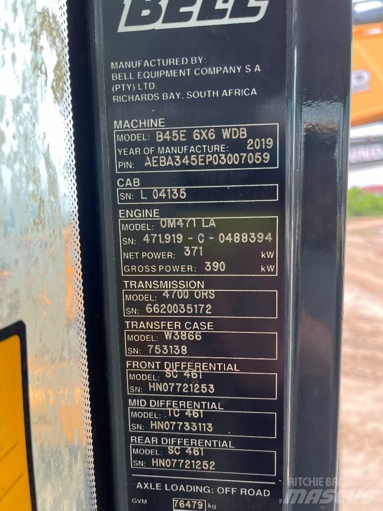 Bell B45E Zglobni demperji
