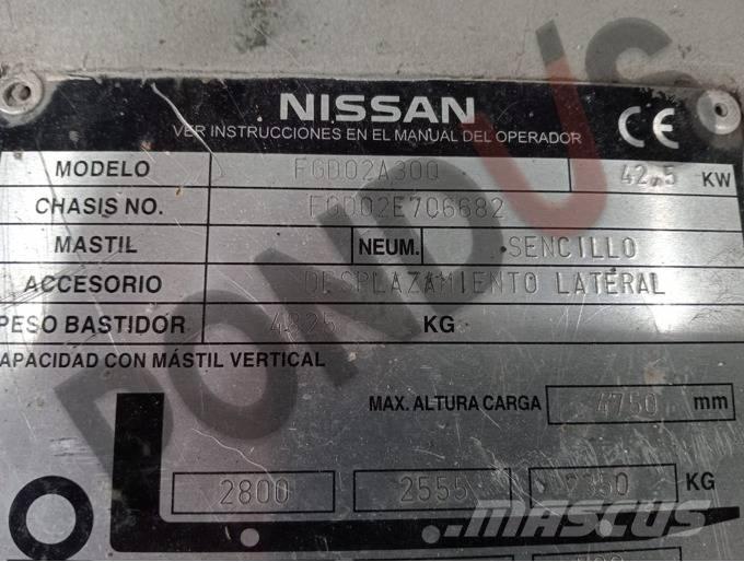 Nissan FGD02A30Q Viličarji s pomičnim teleskopom