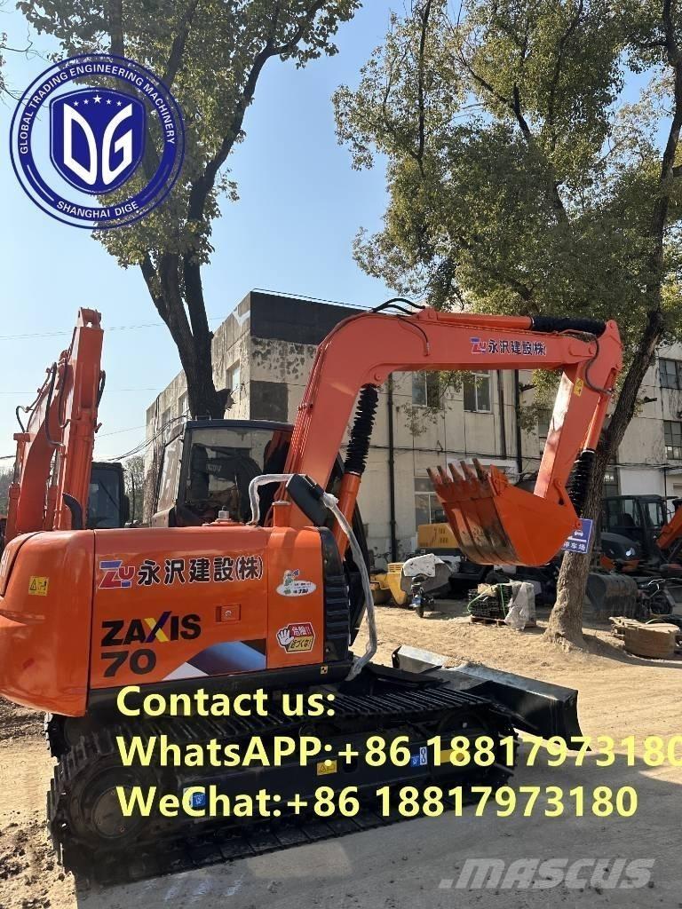 Hitachi ZX 70 Mini bagri <7t