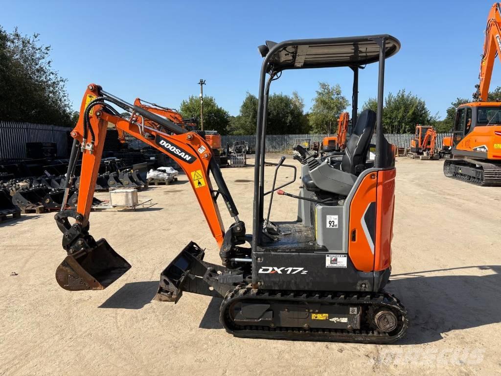 Doosan DX 17 Mini bagri <7t