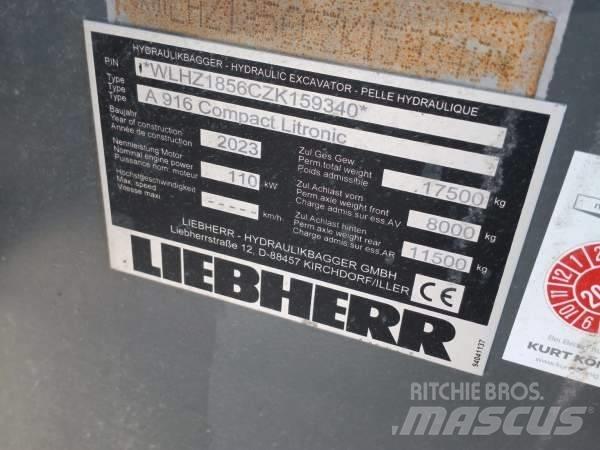 Liebherr A 916 Comp Bagri na kolesih