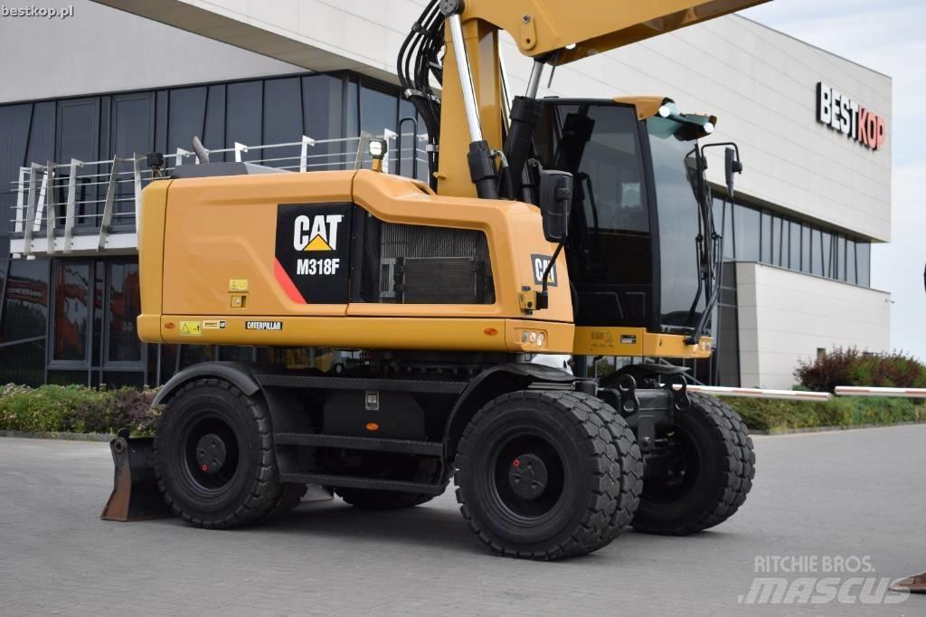 CAT M 318 F Bagri na kolesih