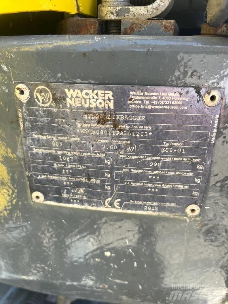 Wacker Neuson 803 RD Mini bagri <7t