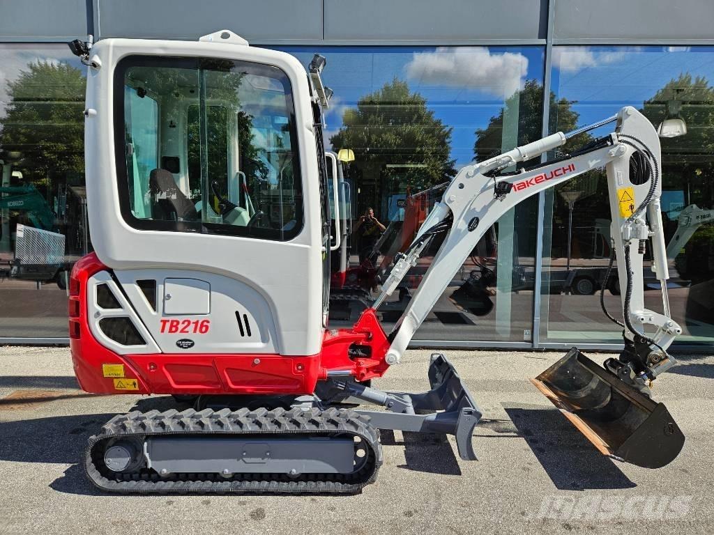 Takeuchi TB 216 Mini bagri <7t
