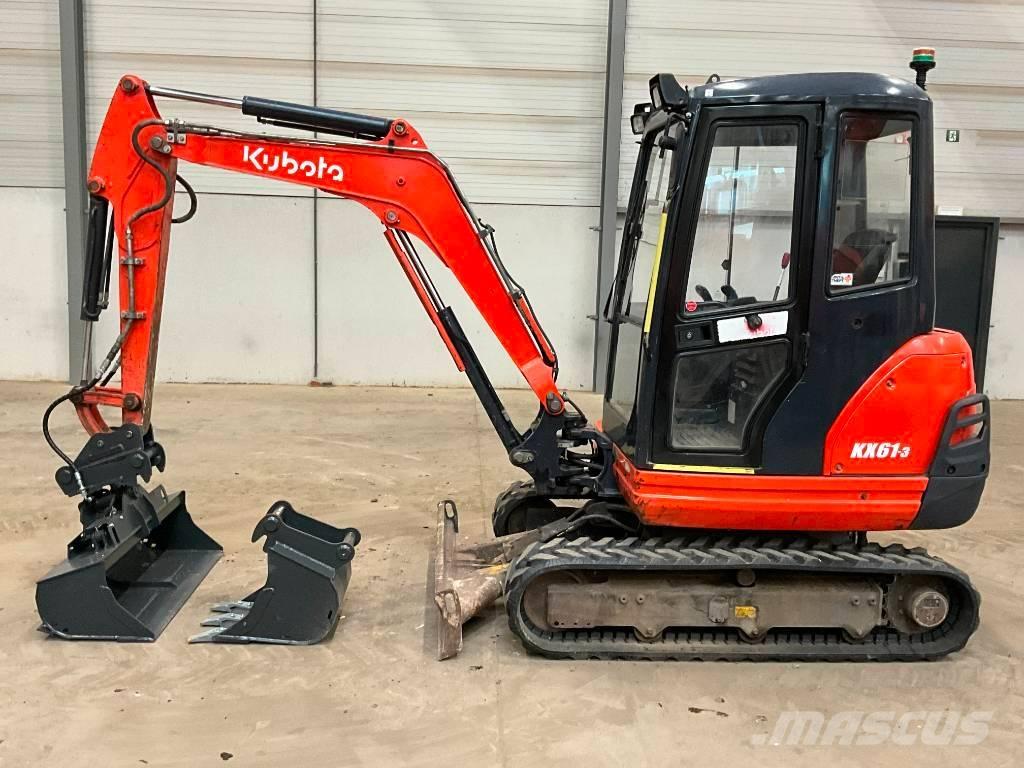Kubota KX 61-3 Mini bagri <7t