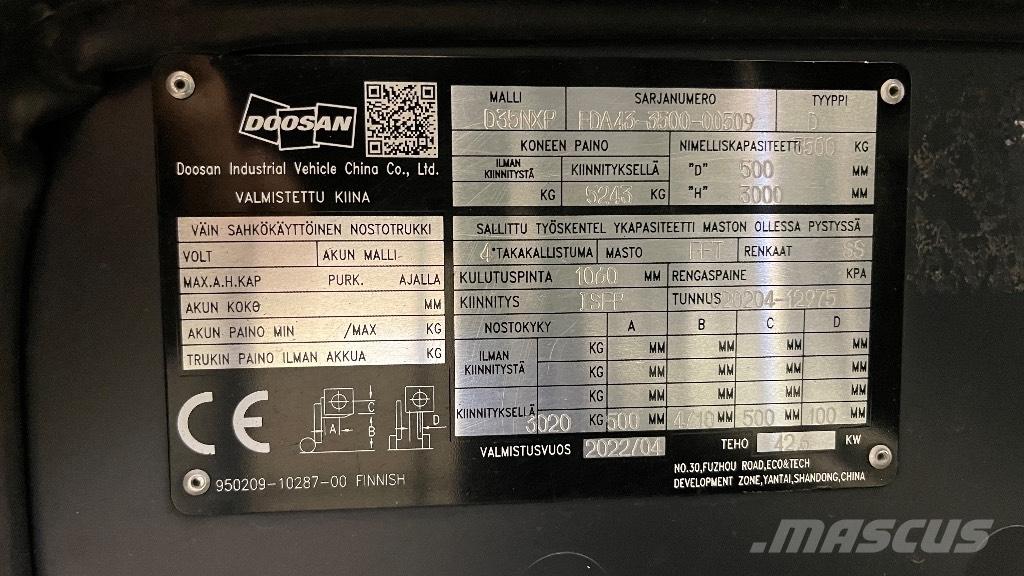 Doosan D35NXP Dizelski viličarji