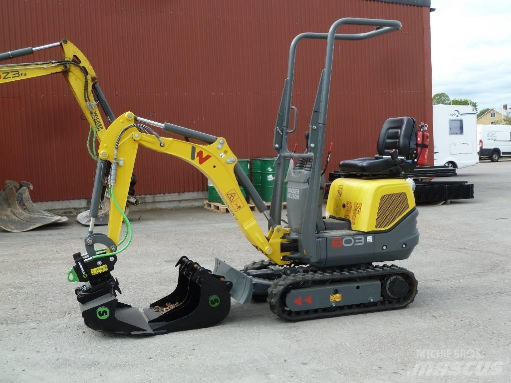 Wacker Neuson 803 Mini bagri <7t