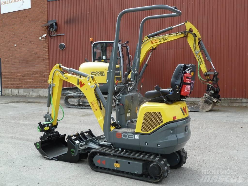 Wacker Neuson 803 Mini bagri <7t