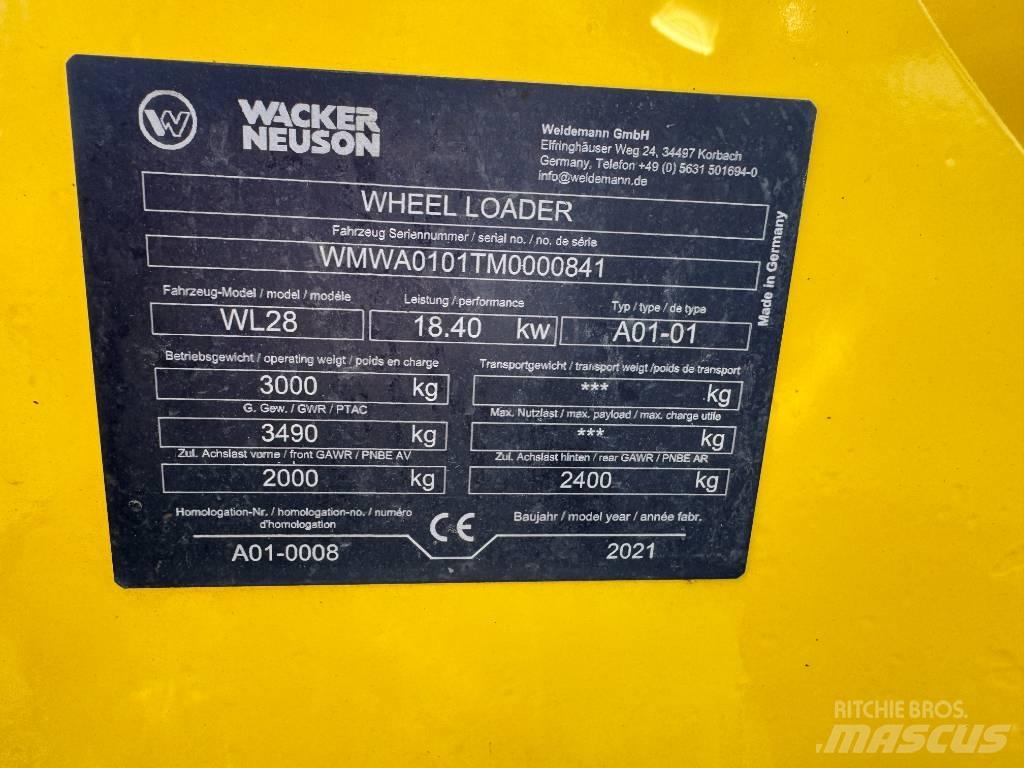 Wacker Neuson WL28 Kolesni nakladalci