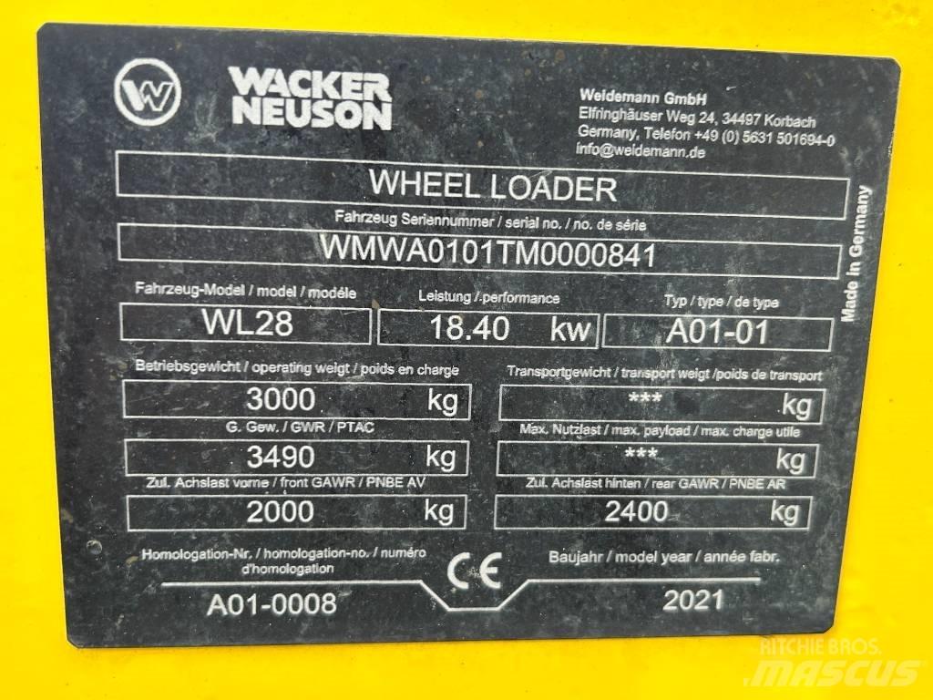 Wacker Neuson WL28 Kolesni nakladalci