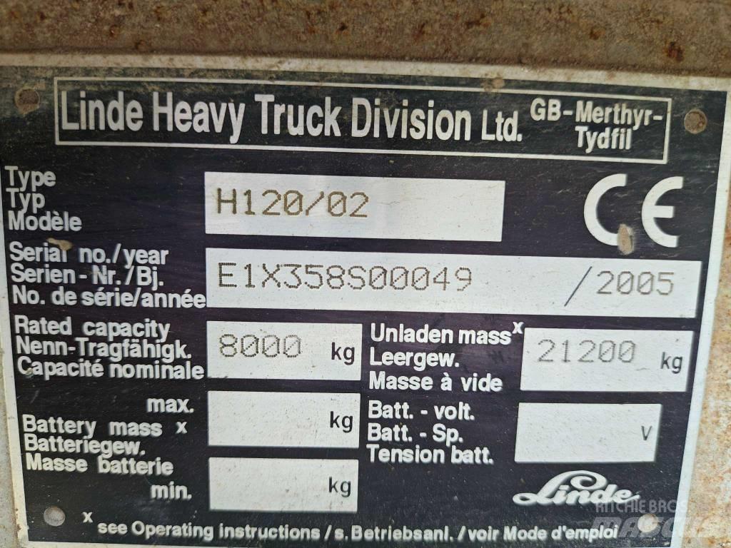 Linde H 120 Dizelski viličarji