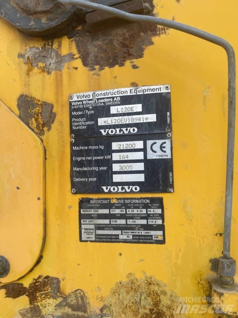 Volvo L 120 E Kolesni nakladalci