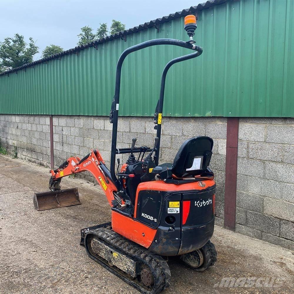 Kubota K 008-5 Mini bagri <7t
