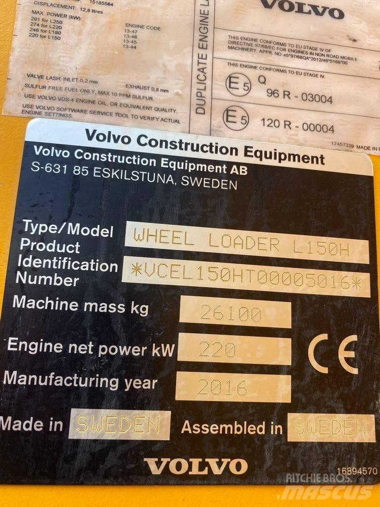 Volvo L 150 H Kolesni nakladalci