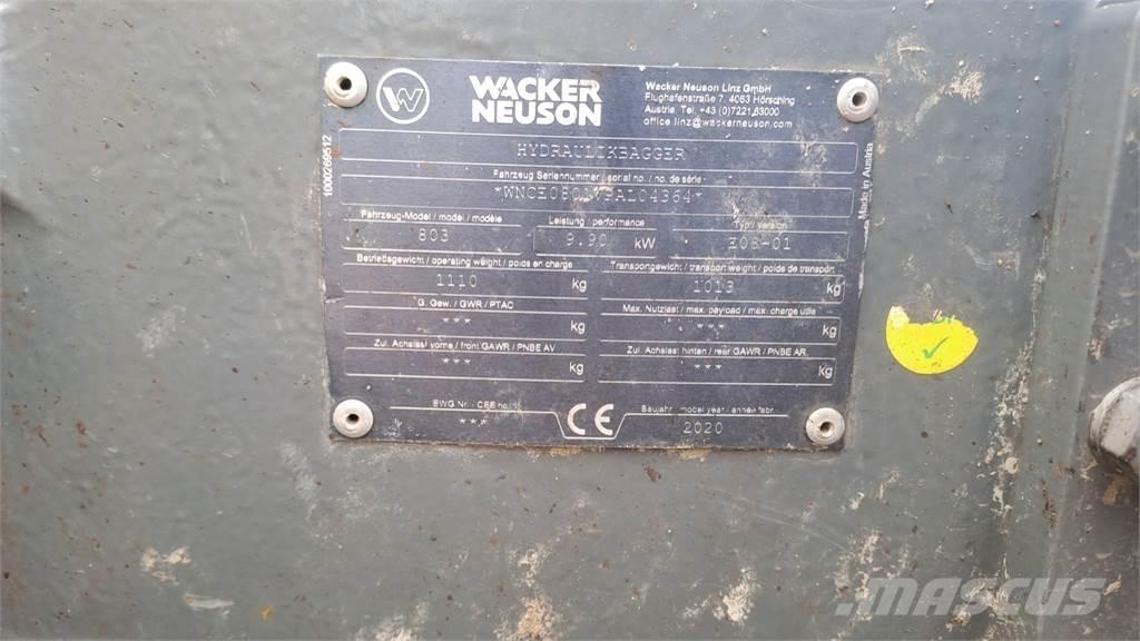 Wacker Neuson 803 Bagri goseničarji