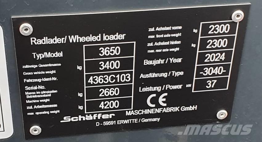 Schäffer 3650 Mini nakladalci