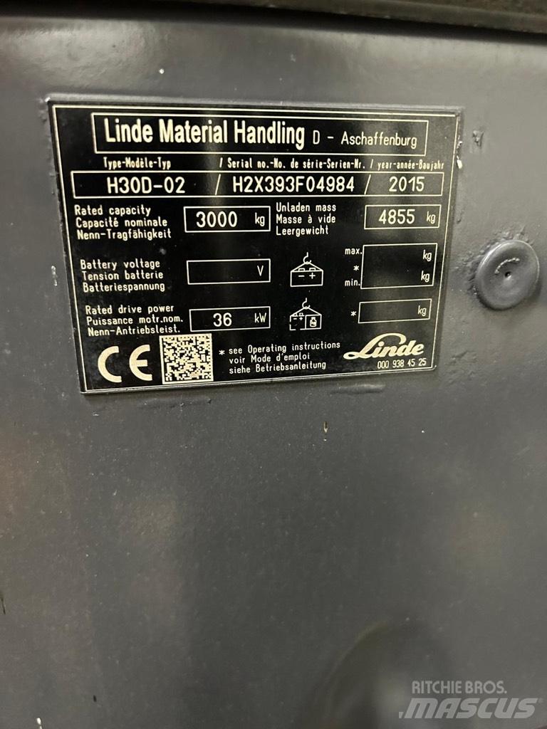 Linde H30D-02 EVO Dizelski viličarji
