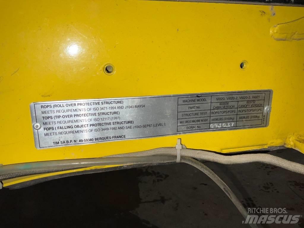 Yanmar Vio 20 / vio 25 Kabine in notranjost