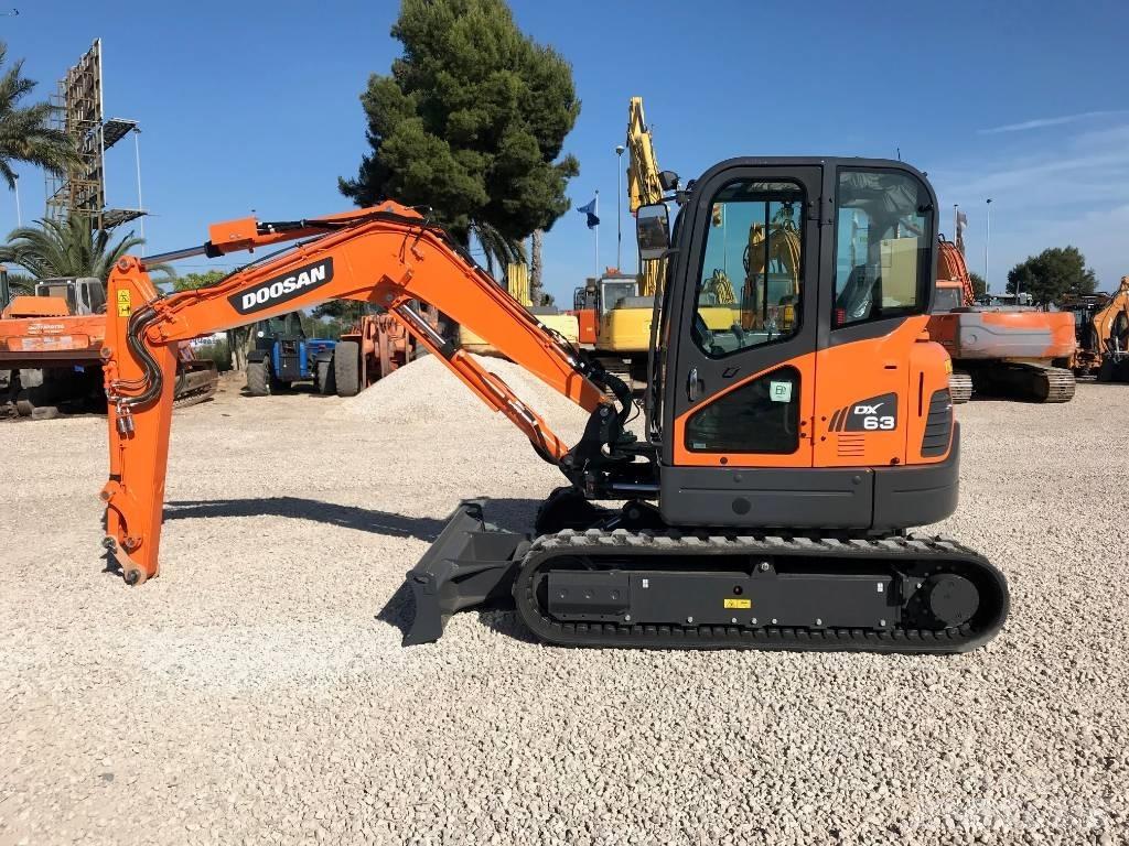 Doosan DX 63-3 Mini bagri <7t