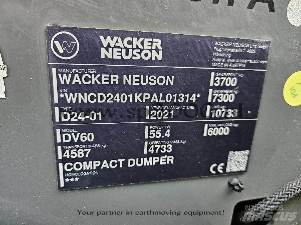Wacker Neuson DV 60 Ne cestni demperji