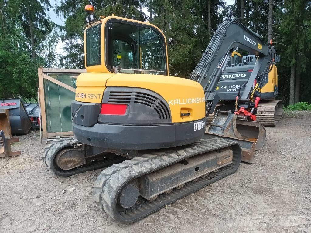 Volvo ECR 88 PLUS Midi bagri 7t – 12t