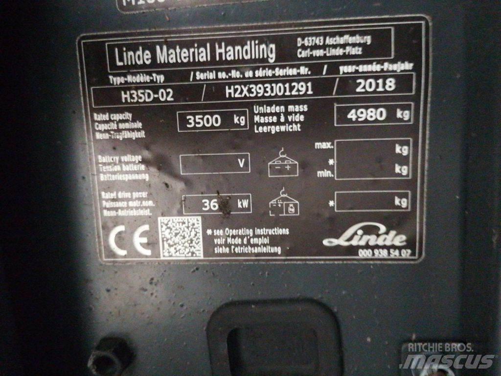 Linde H35D-02 Dizelski viličarji
